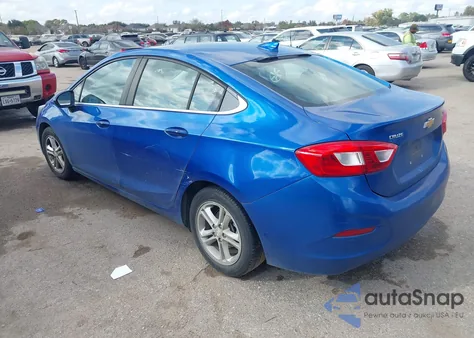 2017 Chevrolet Cruze Lt Auto из США, поврежденный, VIN 1G1BE5SM8H7256986